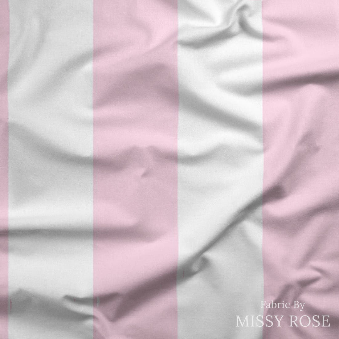 Indy Bloom Fabric Laguna Summer Beach Stripe In Bubblegum 29 draped fabric mockup - custom printed fabric by the metre | Fabric by Missy Rose