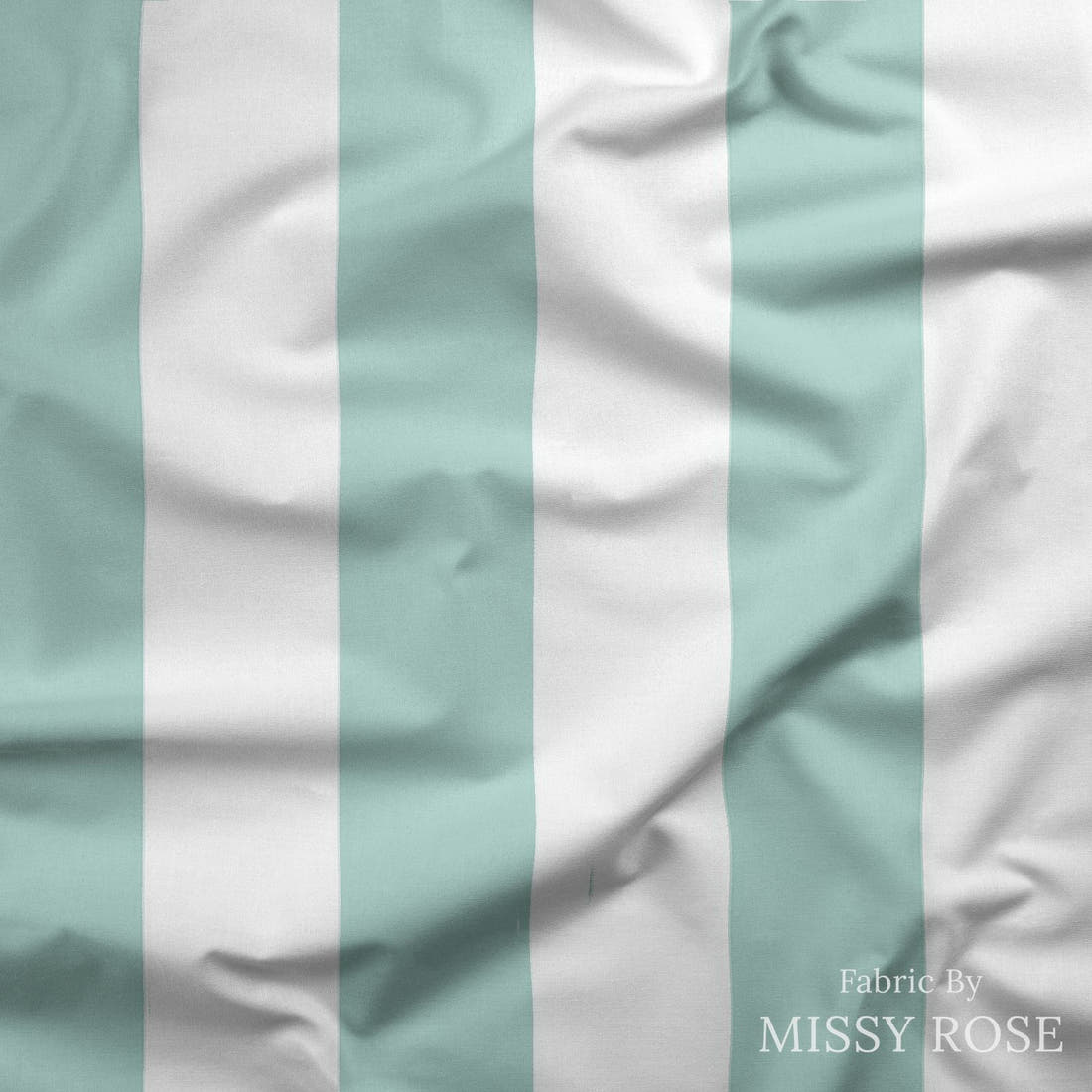 Indy Bloom Fabric Laguna Summer Beach Stripe In Laguna 28 draped fabric mockup - custom printed fabric by the metre | Fabric by Missy Rose