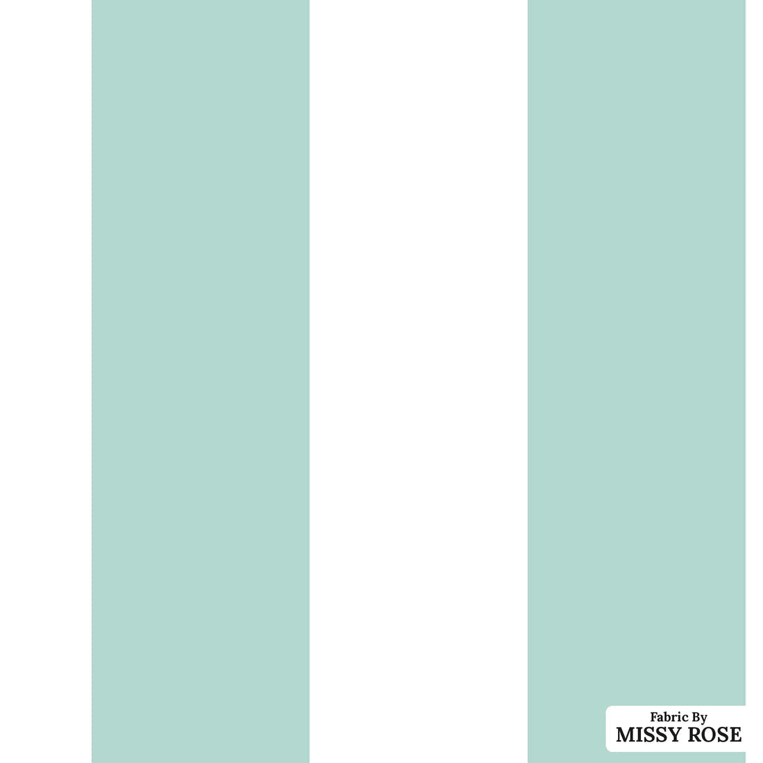 Indy Bloom Fabric Laguna Summer Beach Stripe In Laguna 28 flat view of the printed design | Fabric by Missy Rose