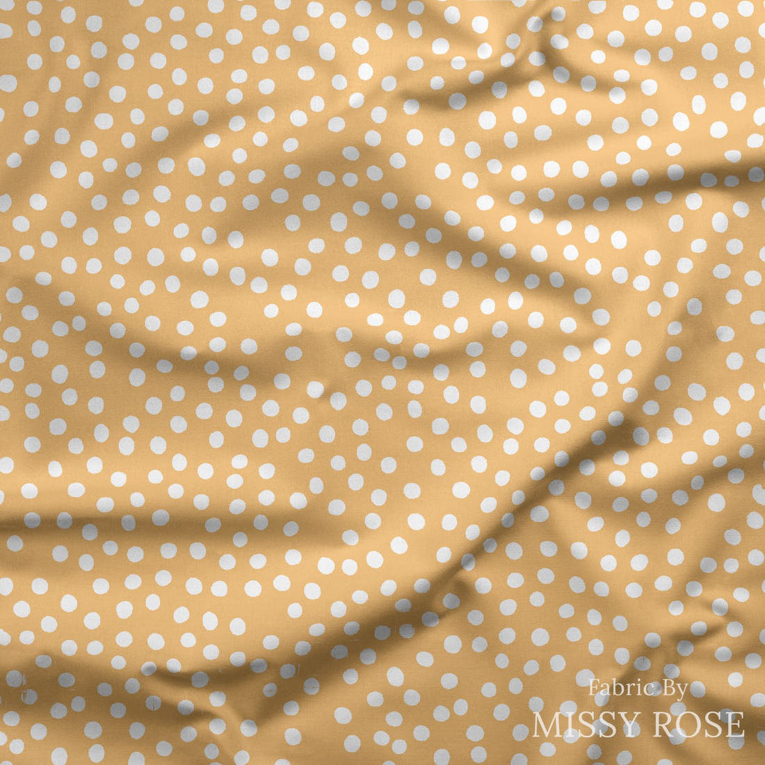 Indy Bloom Fabric Retro Summer Circle 19 draped fabric mockup - custom printed fabric by the metre | Fabric by Missy Rose