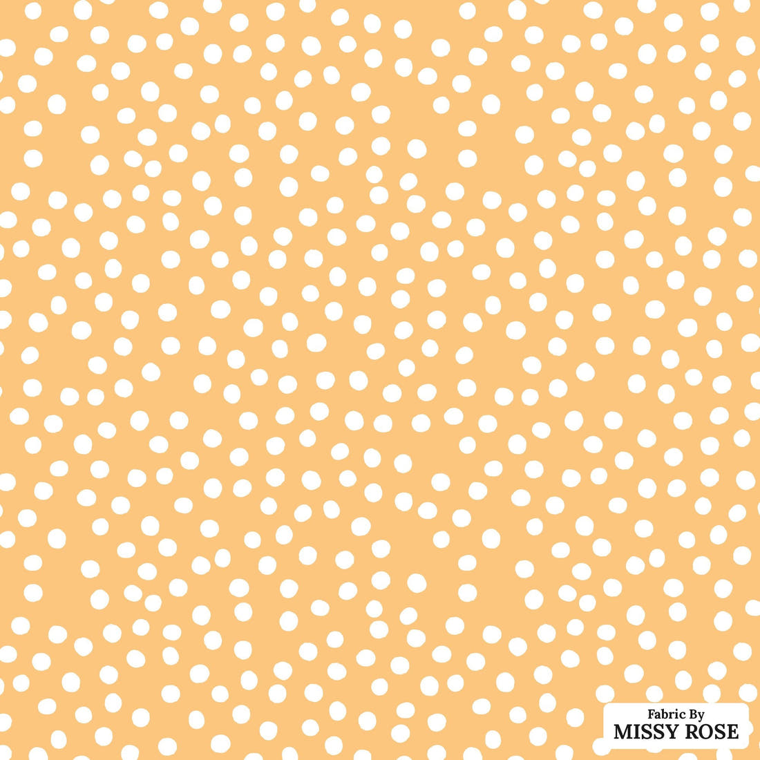 Indy Bloom Fabric Retro Summer Circle 19 flat view of the printed design | Fabric by Missy Rose