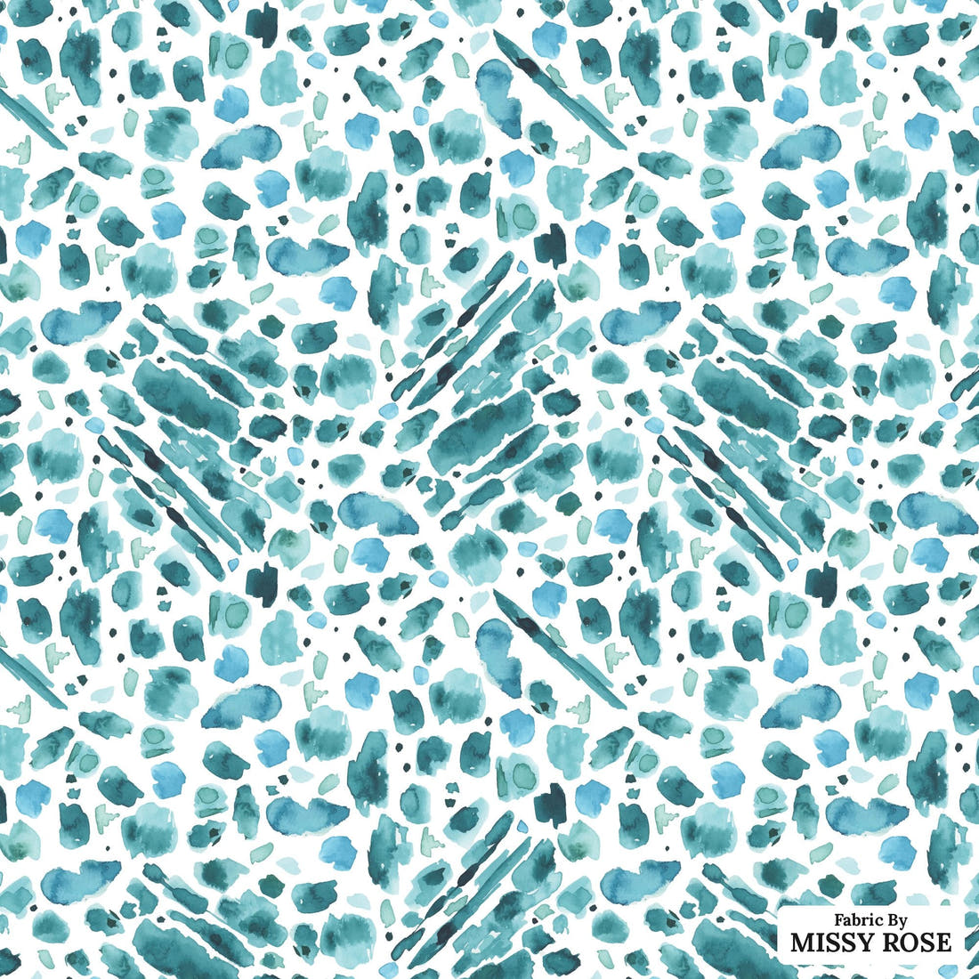 Indy Bloom Fabric Shibori Pebble 02 flat view of the printed design | Fabric by Missy Rose