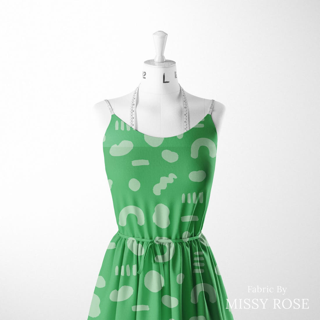 Kristina Forrest 15 sewn into a women's dress - see how the print looks made up | Fabric by Missy Rose