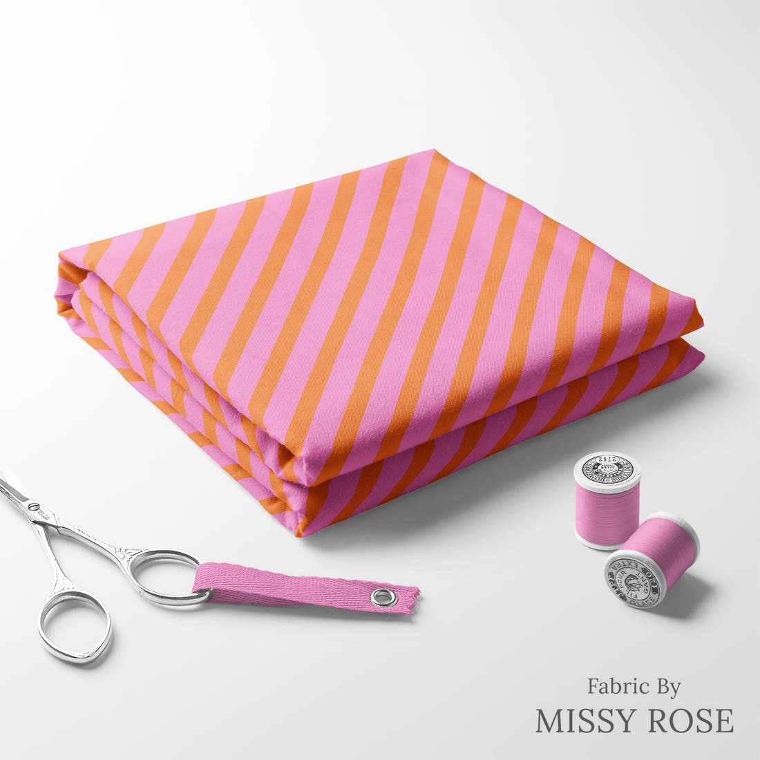 Kristina Forrest 151 folded fabric stack with matching thread - pre-order fabric Australia | Fabric by Missy Rose