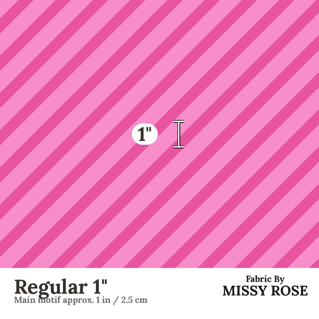 Kristina Forrest 152 Regular 1 inch print scale guide | Fabric by Missy Rose