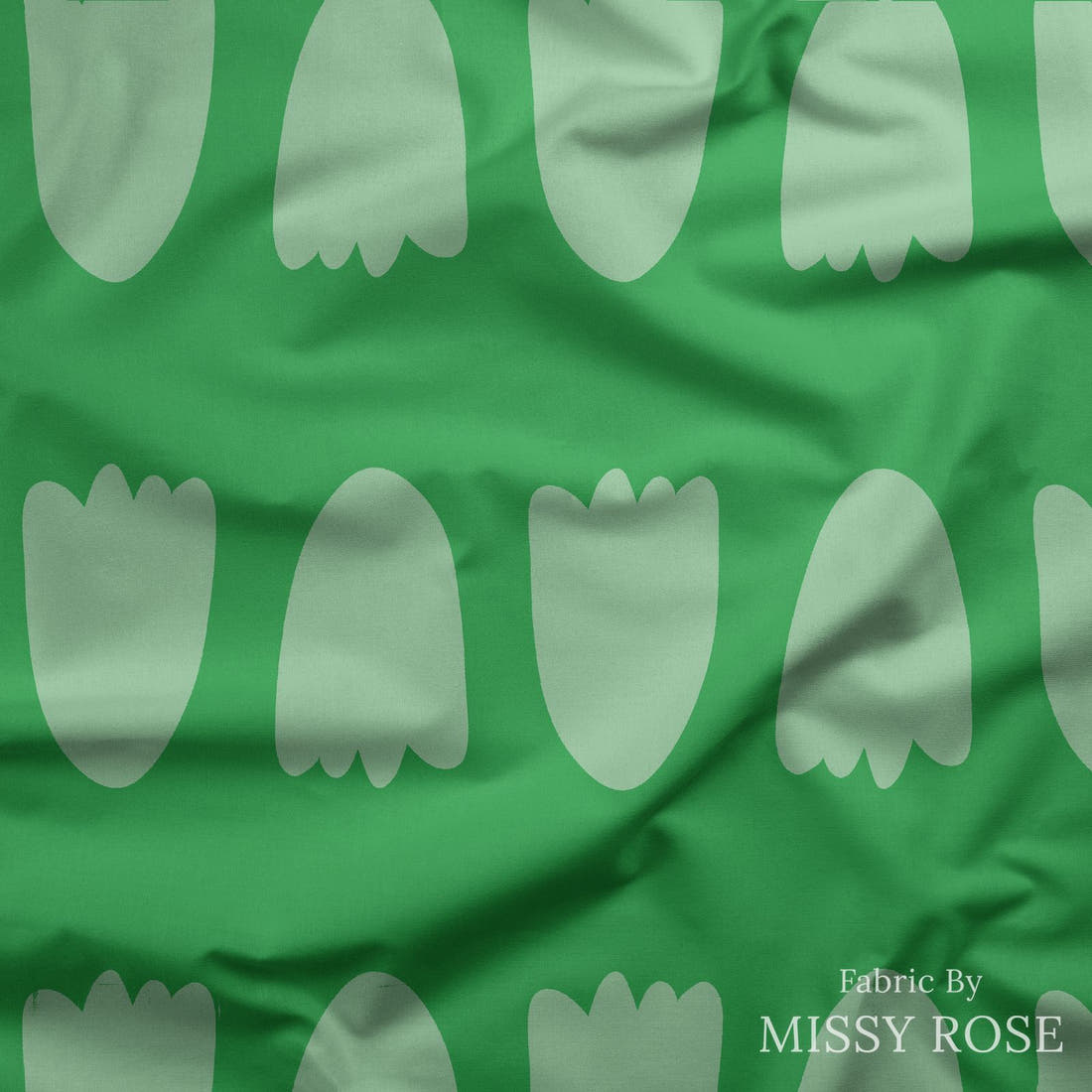 Kristina Forrest 16 draped fabric mockup - custom printed fabric by the metre | Fabric by Missy Rose