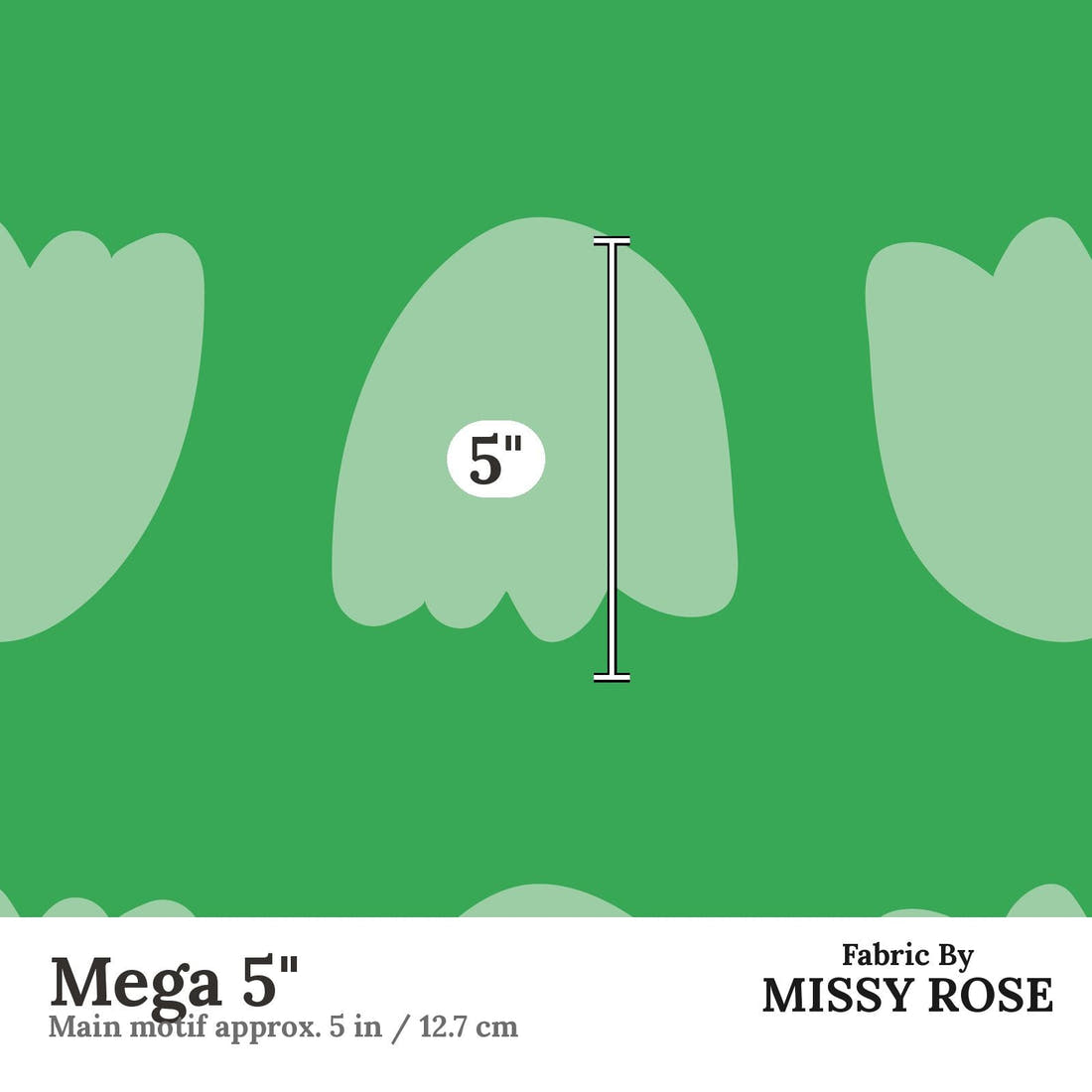 Kristina Forrest 16 Mega 5 inch print scale guide | Fabric by Missy Rose
