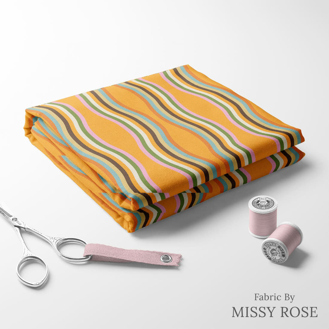 Kristina Forrest 168 folded fabric stack with matching thread - pre-order fabric Australia | Fabric by Missy Rose