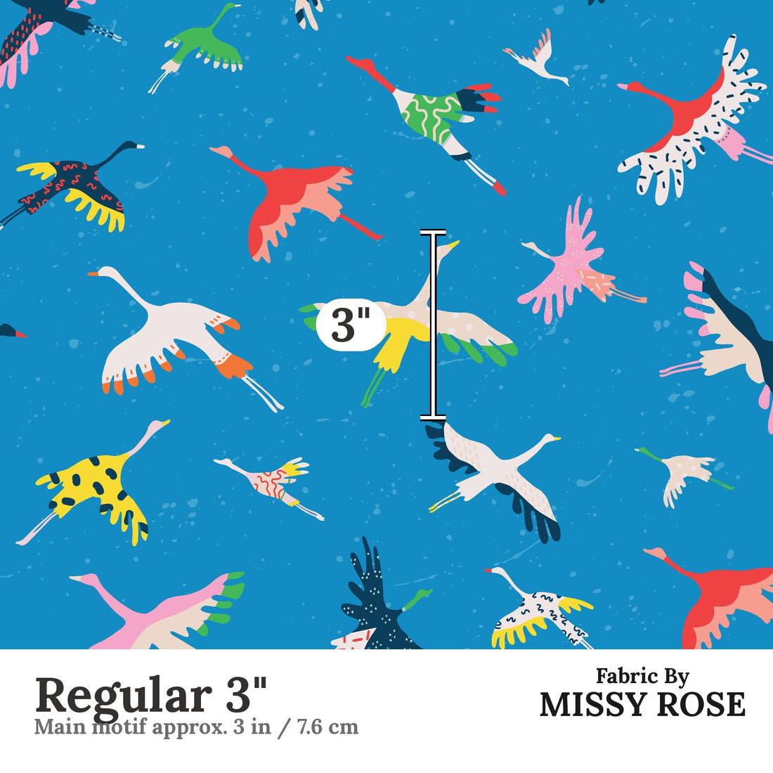 Kristina Forrest 171 Regular 3 inch print scale guide | Fabric by Missy Rose