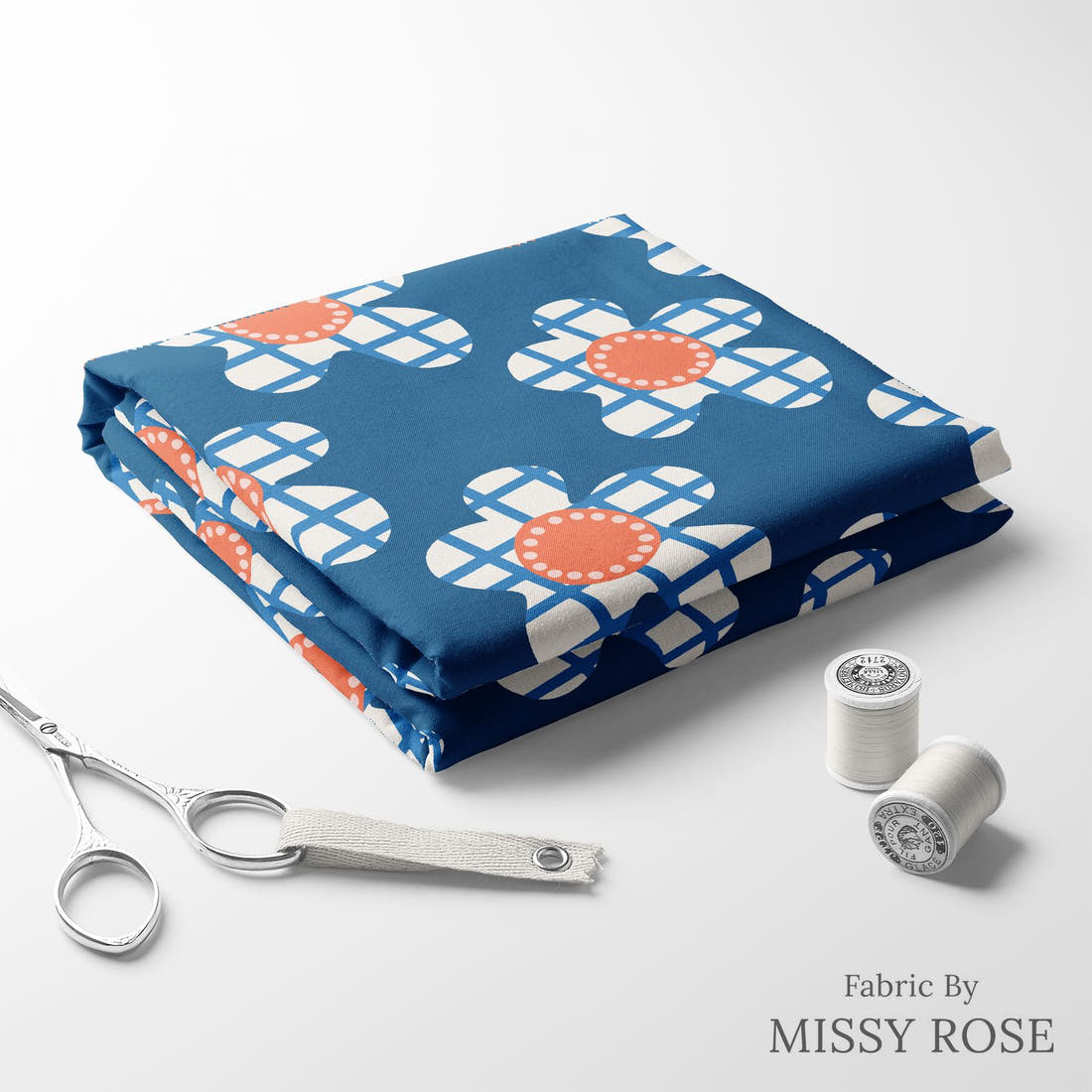 Kristina Forrest 172 folded fabric stack with matching thread - pre-order fabric Australia | Fabric by Missy Rose
