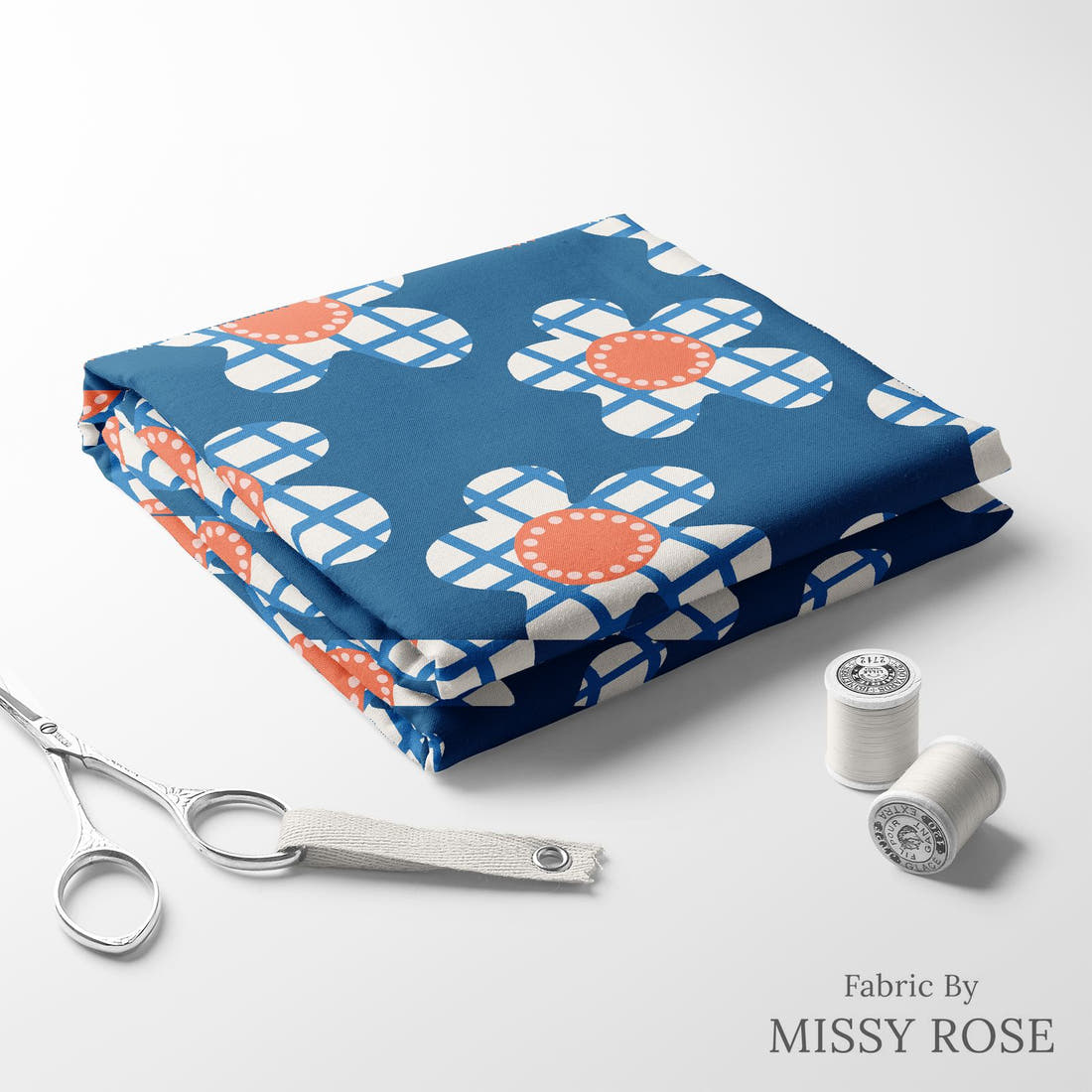Kristina Forrest 172 folded fabric stack with matching thread - pre-order fabric Australia | Fabric by Missy Rose