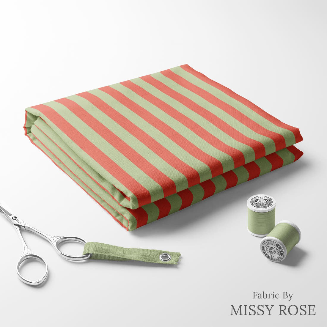 Kristina Forrest 174 folded fabric stack with matching thread - pre-order fabric Australia | Fabric by Missy Rose
