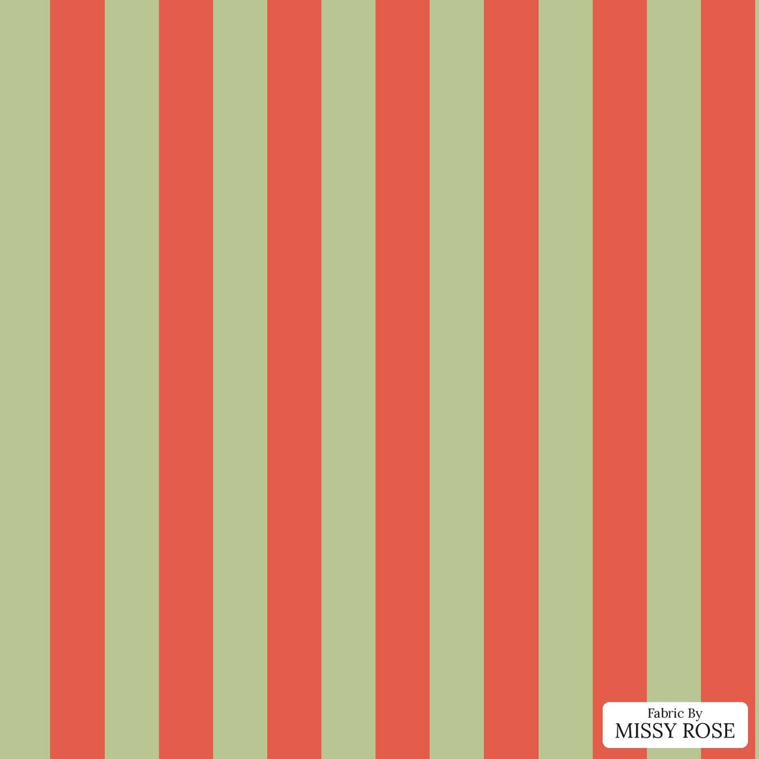 Kristina Forrest 174 - flat view of the print, zoom in for detail | Fabric by Missy Rose