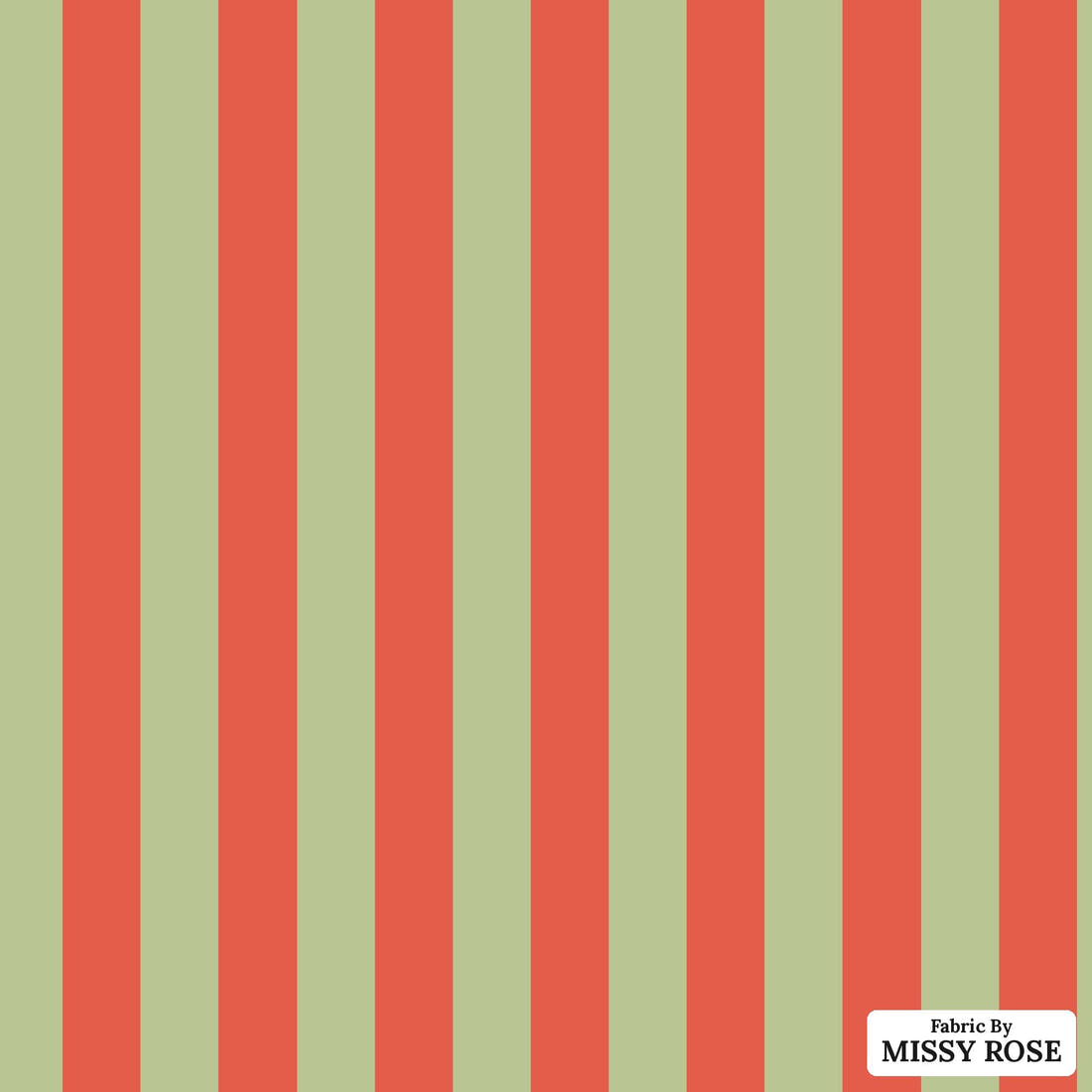 Kristina Forrest 174 - flat view of the print, zoom in for detail | Fabric by Missy Rose