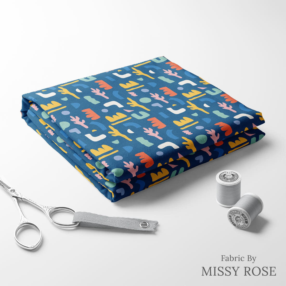 Kristina Forrest 18 folded fabric stack with matching thread - pre-order fabric Australia | Fabric by Missy Rose