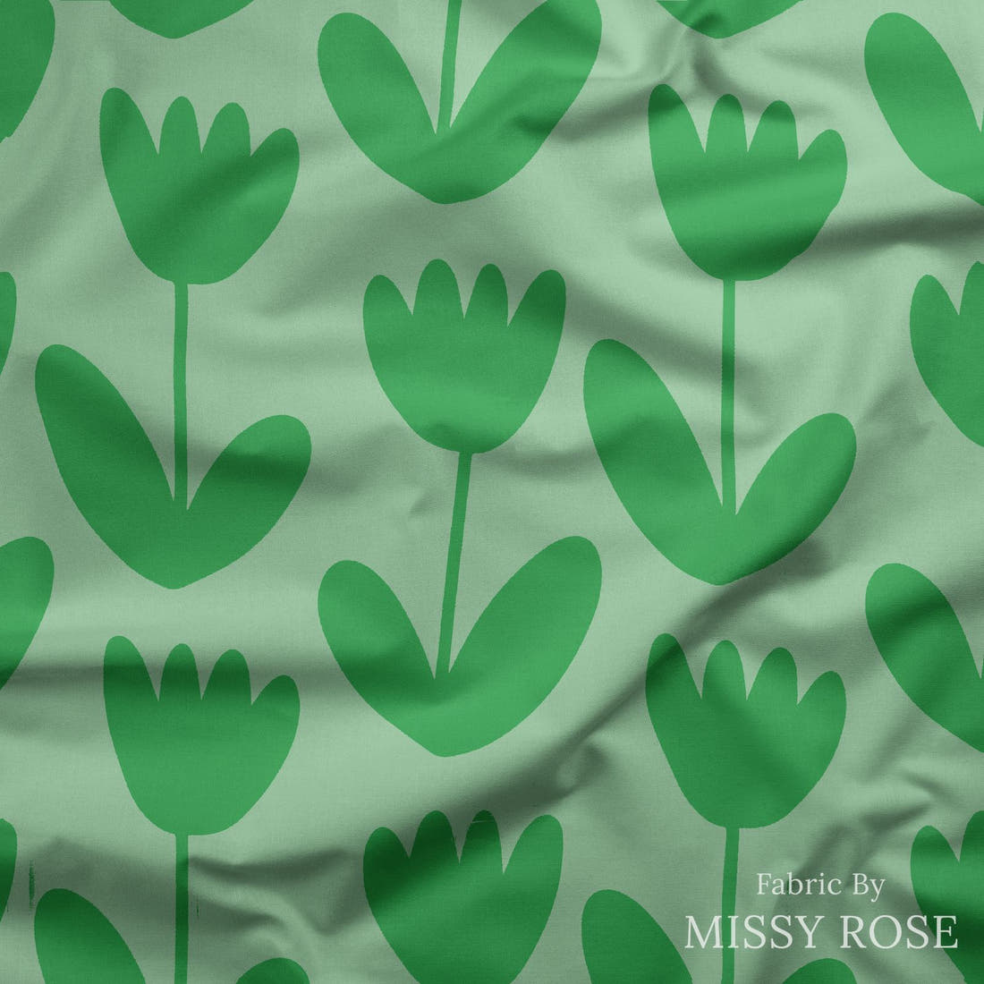 Kristina Forrest 180 draped fabric mockup - custom printed fabric by the metre | Fabric by Missy Rose