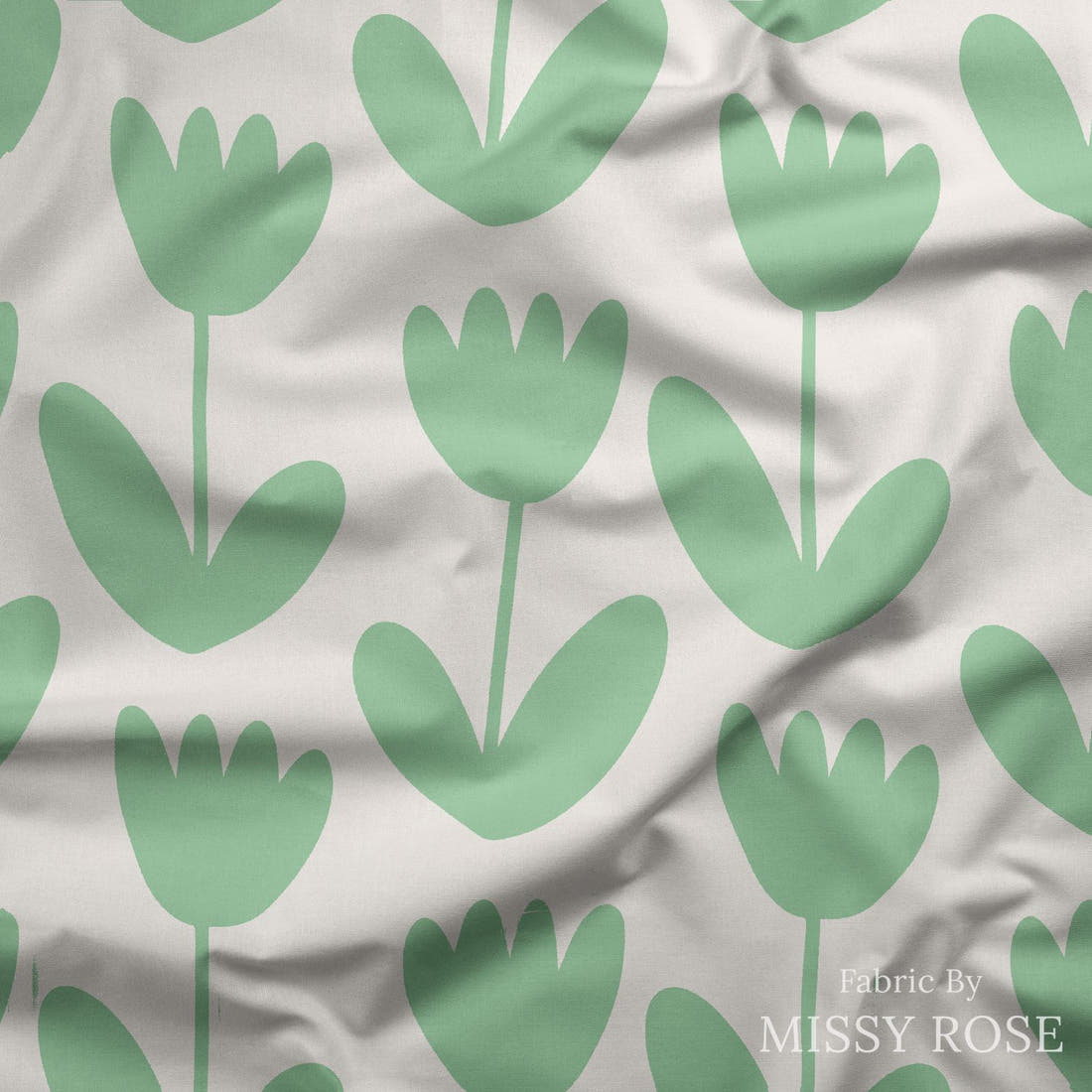 Kristina Forrest 181 draped fabric mockup - custom printed fabric by the metre | Fabric by Missy Rose