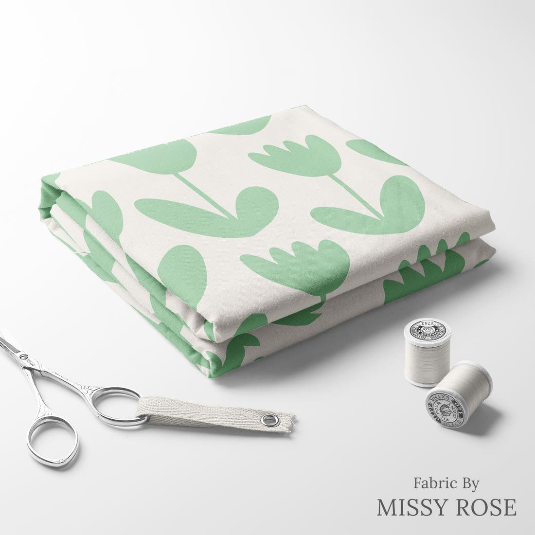 Kristina Forrest 181 folded fabric stack with matching thread - pre-order fabric Australia | Fabric by Missy Rose
