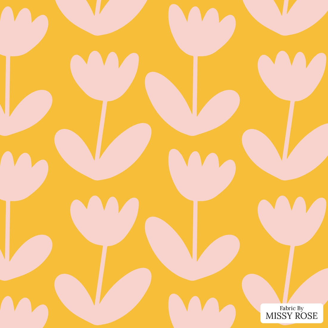 Kristina Forrest 182 - flat view of the print, zoom in for detail | Fabric by Missy Rose