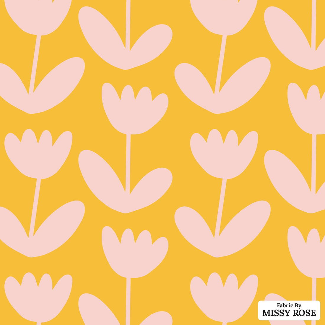 Kristina Forrest 182 - flat view of the print, zoom in for detail | Fabric by Missy Rose