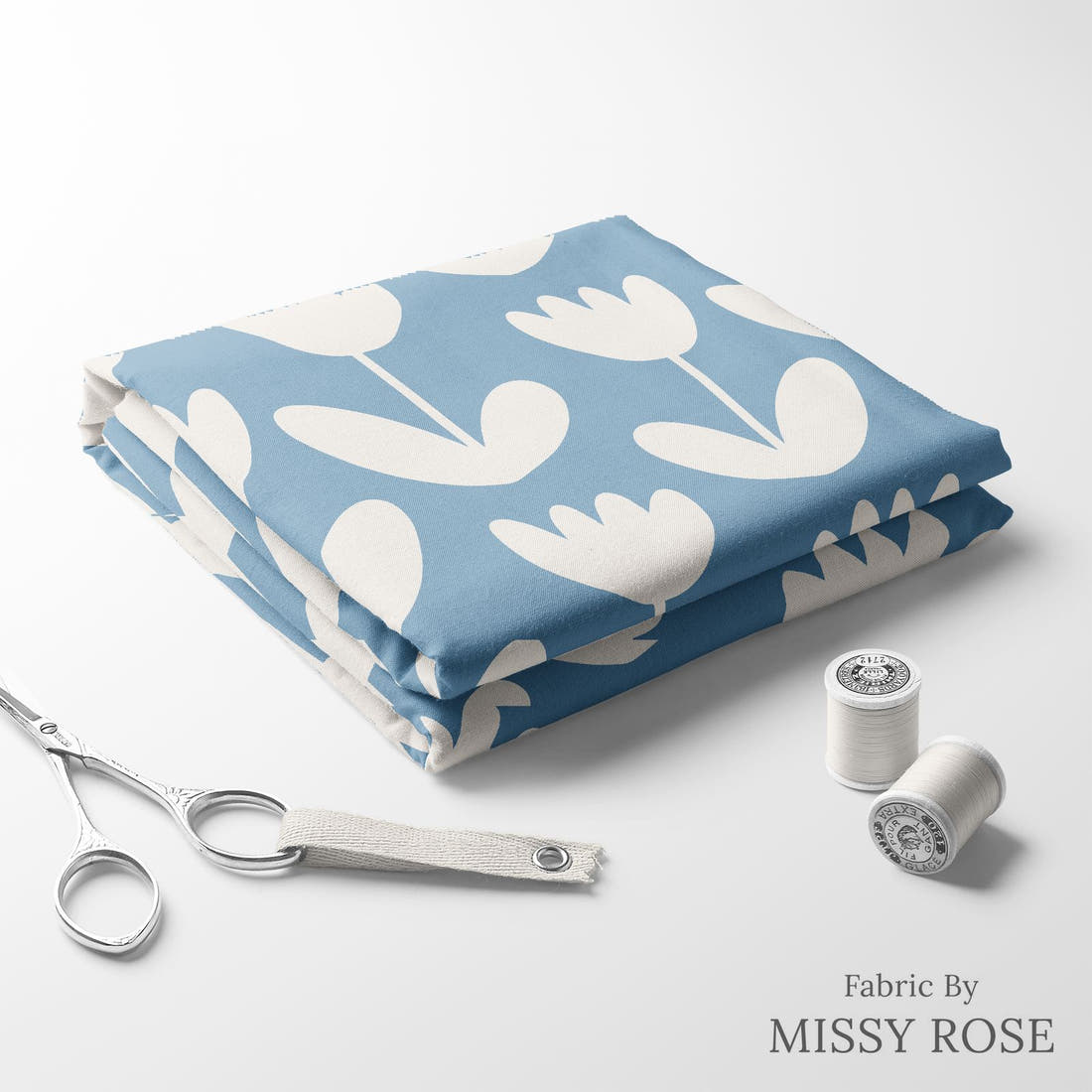 Kristina Forrest 183 folded fabric stack with matching thread - pre-order fabric Australia | Fabric by Missy Rose
