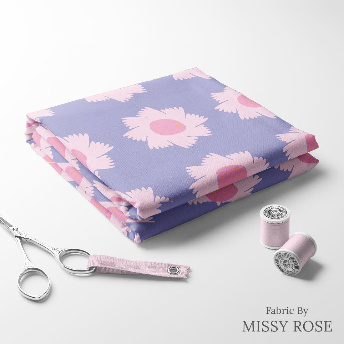Kristina Forrest 184 folded fabric stack with matching thread - pre-order fabric Australia | Fabric by Missy Rose