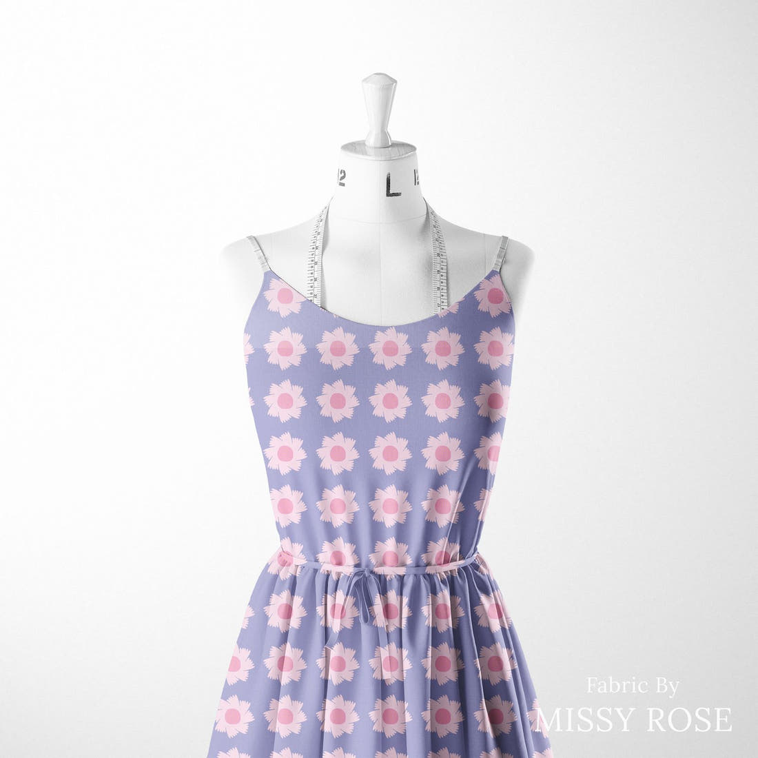 Kristina Forrest 184 sewn into a women's dress - see how the print looks made up | Fabric by Missy Rose