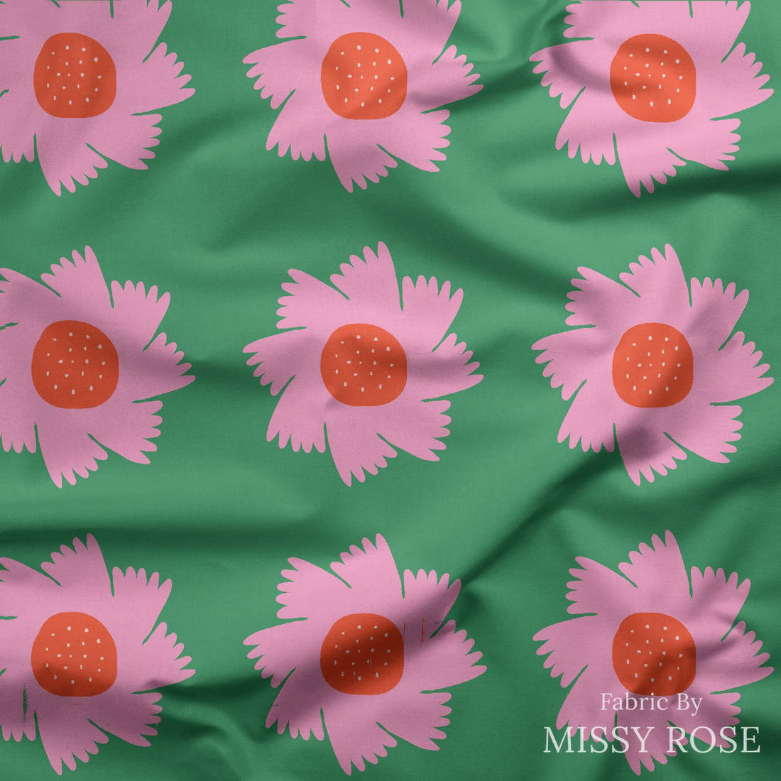 Kristina Forrest 186 draped fabric mockup - custom printed fabric by the metre | Fabric by Missy Rose