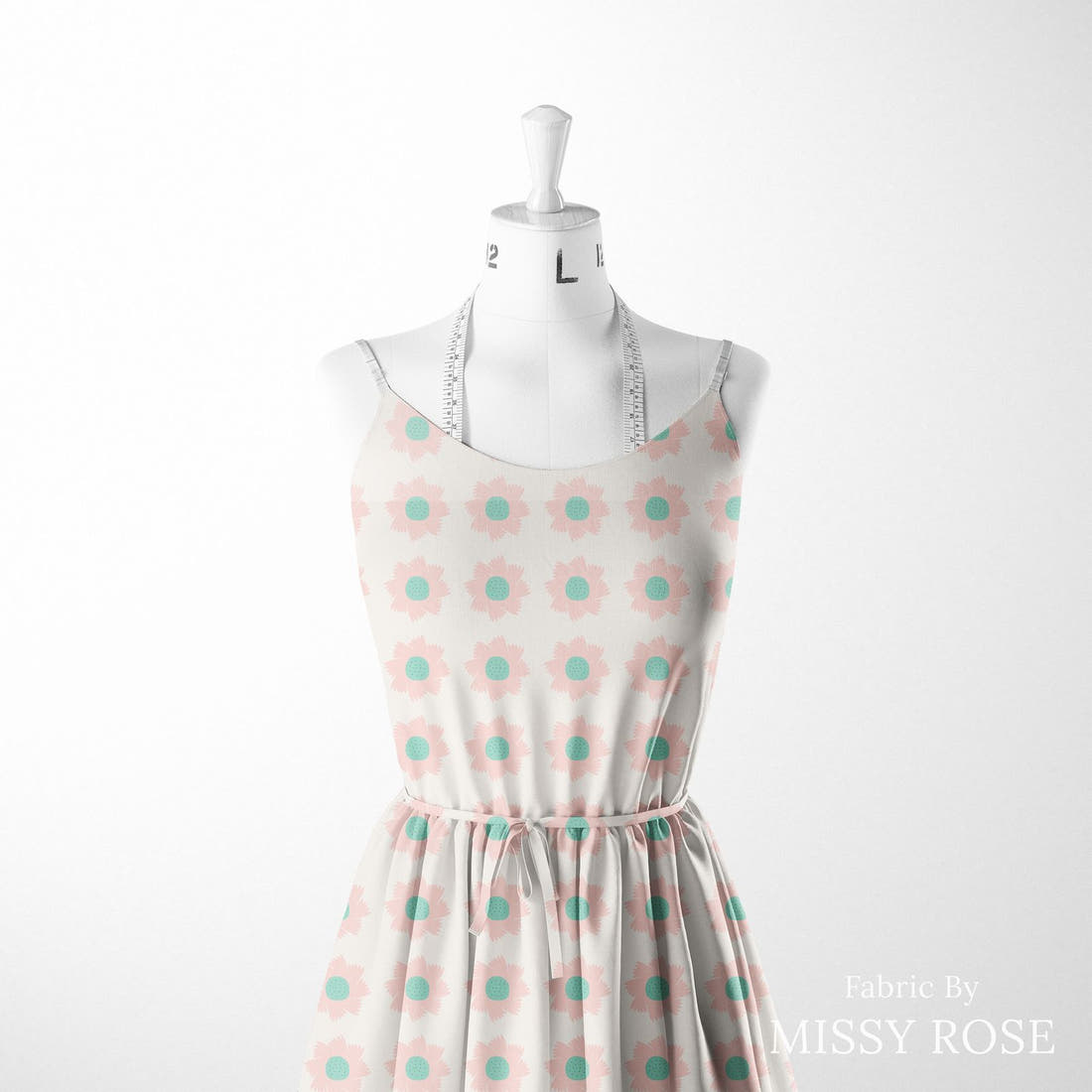 Kristina Forrest 187 sewn into a women's dress - see how the print looks made up | Fabric by Missy Rose