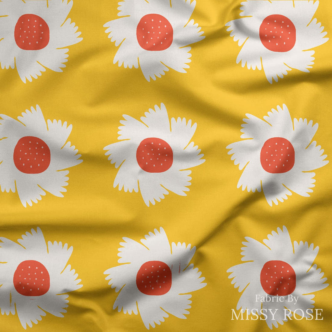 Kristina Forrest 188 draped fabric mockup - custom printed fabric by the metre | Fabric by Missy Rose
