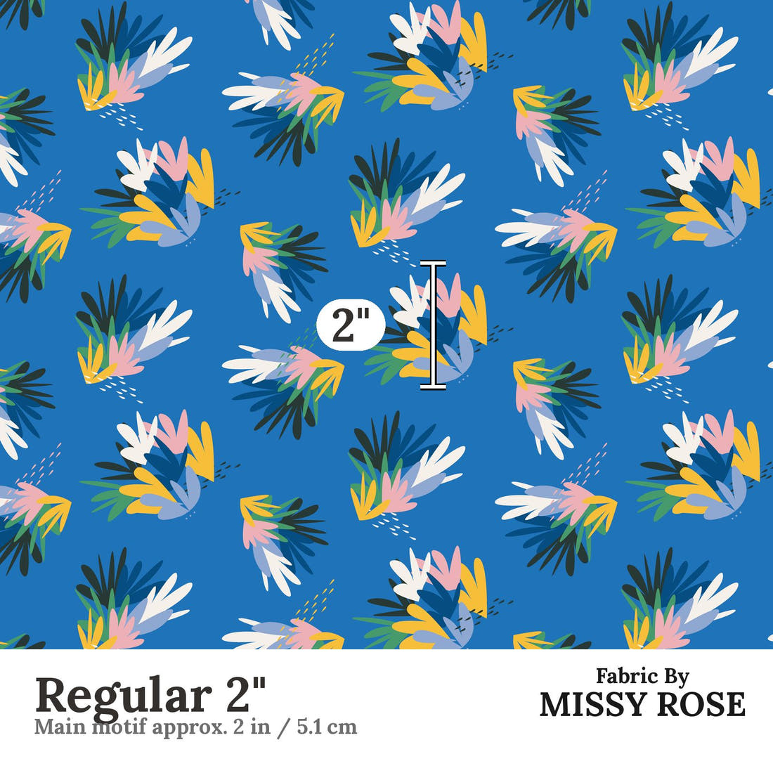 Kristina Forrest 190 Regular 2 inch print scale guide | Fabric by Missy Rose