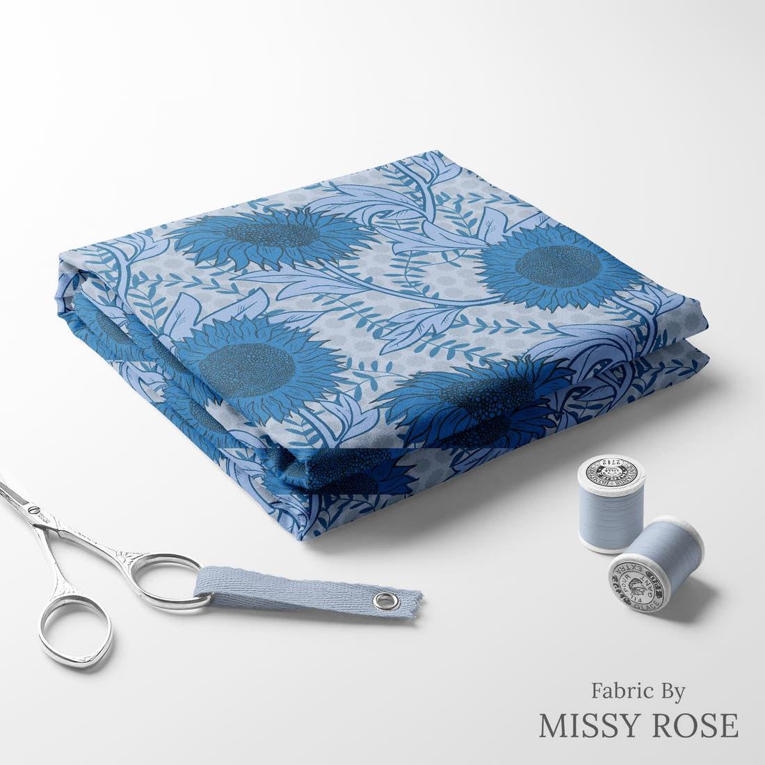 Kristina Forrest 194 folded fabric stack with matching thread - pre-order fabric Australia | Fabric by Missy Rose