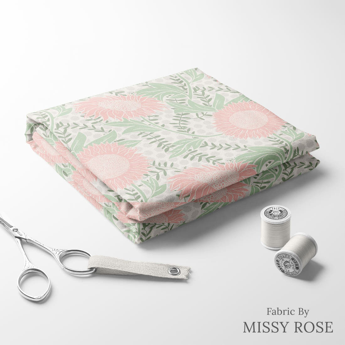 Kristina Forrest 195 folded fabric stack with matching thread - pre-order fabric Australia | Fabric by Missy Rose