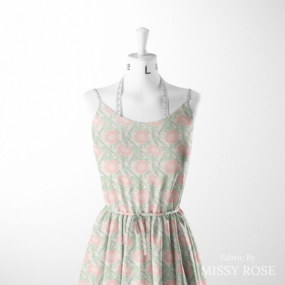 Kristina Forrest 195 sewn into a women's dress - see how the print looks made up | Fabric by Missy Rose