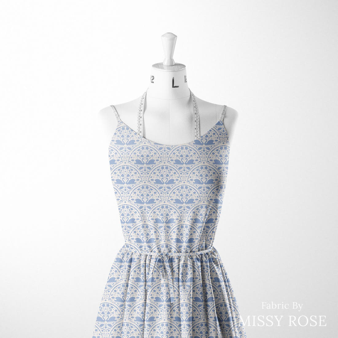Kristina Forrest 197 sewn into a women's dress - see how the print looks made up | Fabric by Missy Rose