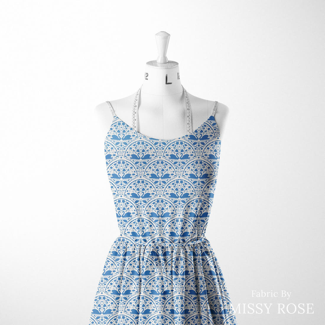 Kristina Forrest 198 sewn into a women's dress - see how the print looks made up | Fabric by Missy Rose