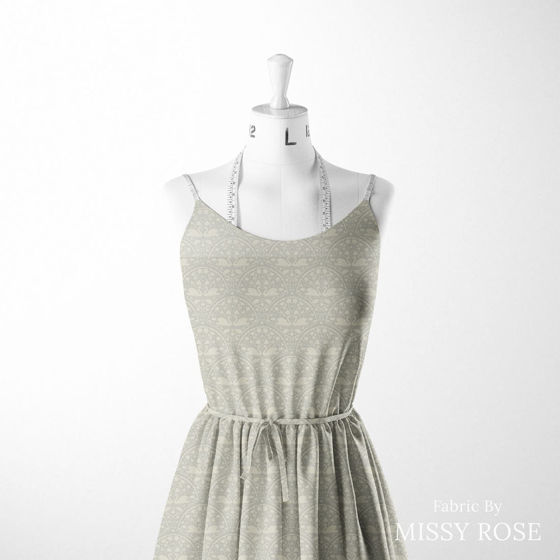 Kristina Forrest 199 sewn into a women's dress - see how the print looks made up | Fabric by Missy Rose