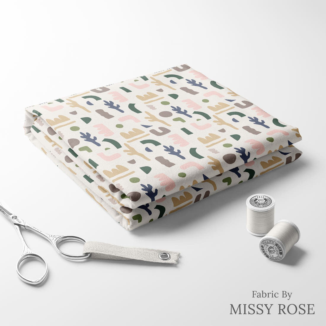 Kristina Forrest 20 folded fabric stack with matching thread - pre-order fabric Australia | Fabric by Missy Rose