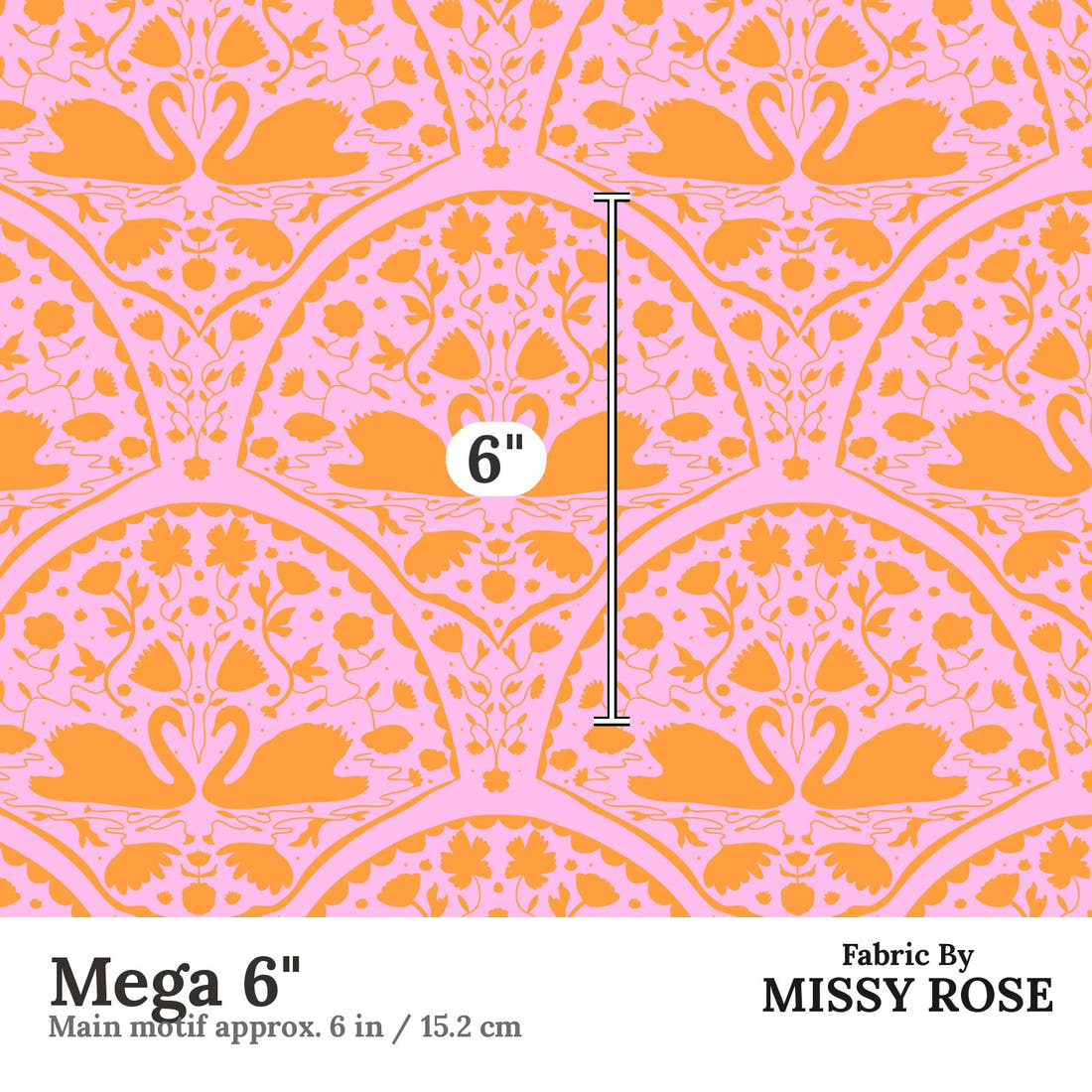 Kristina Forrest 200 Mega 6 inch print scale guide | Fabric by Missy Rose