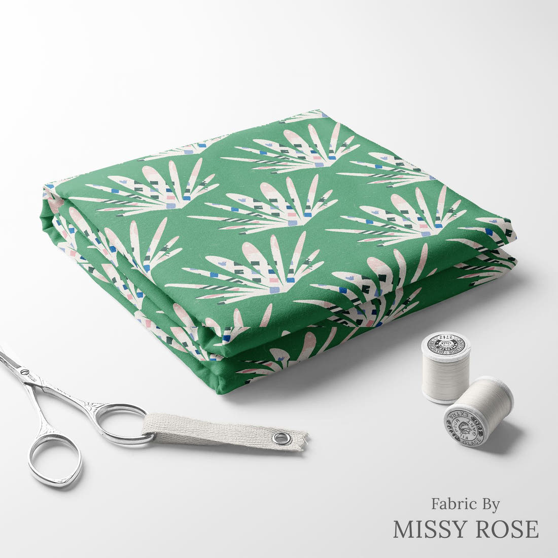 Kristina Forrest 203 folded fabric stack with matching thread - pre-order fabric Australia | Fabric by Missy Rose