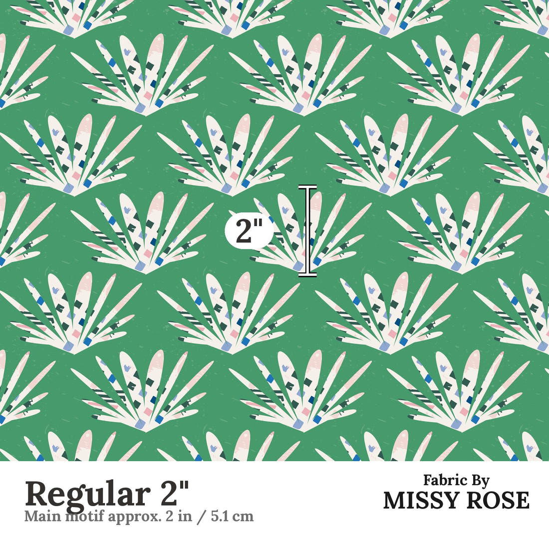 Kristina Forrest 203 Regular 2 inch print scale guide | Fabric by Missy Rose