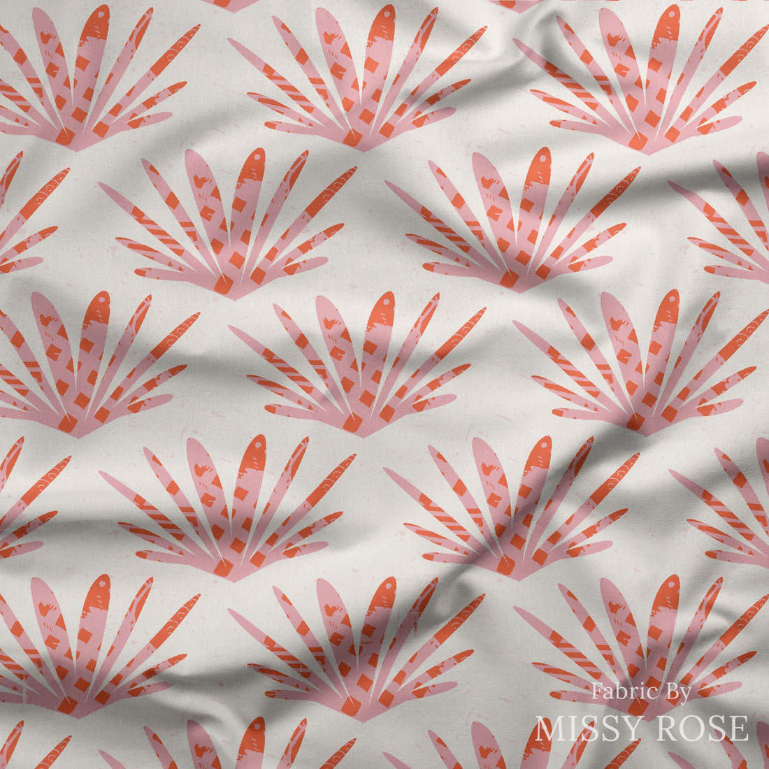 Kristina Forrest 205 draped fabric mockup - custom printed fabric by the metre | Fabric by Missy Rose