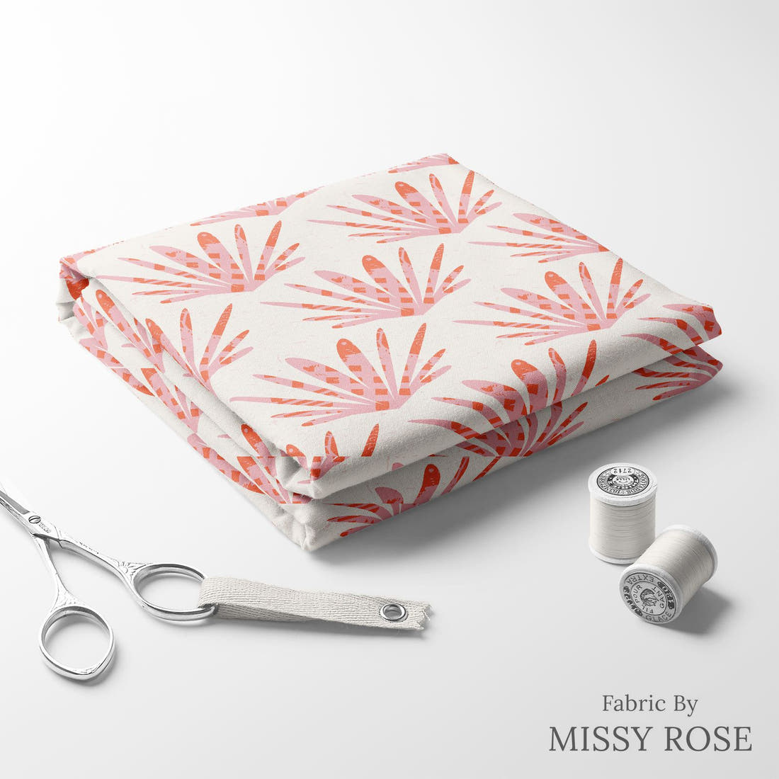 Kristina Forrest 205 folded fabric stack with matching thread - pre-order fabric Australia | Fabric by Missy Rose