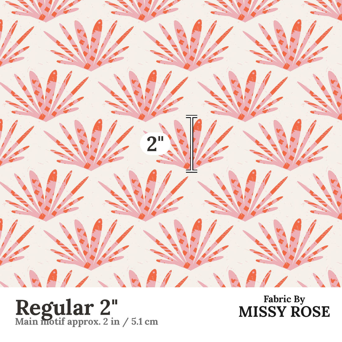 Kristina Forrest 205 Regular 2 inch print scale guide | Fabric by Missy Rose