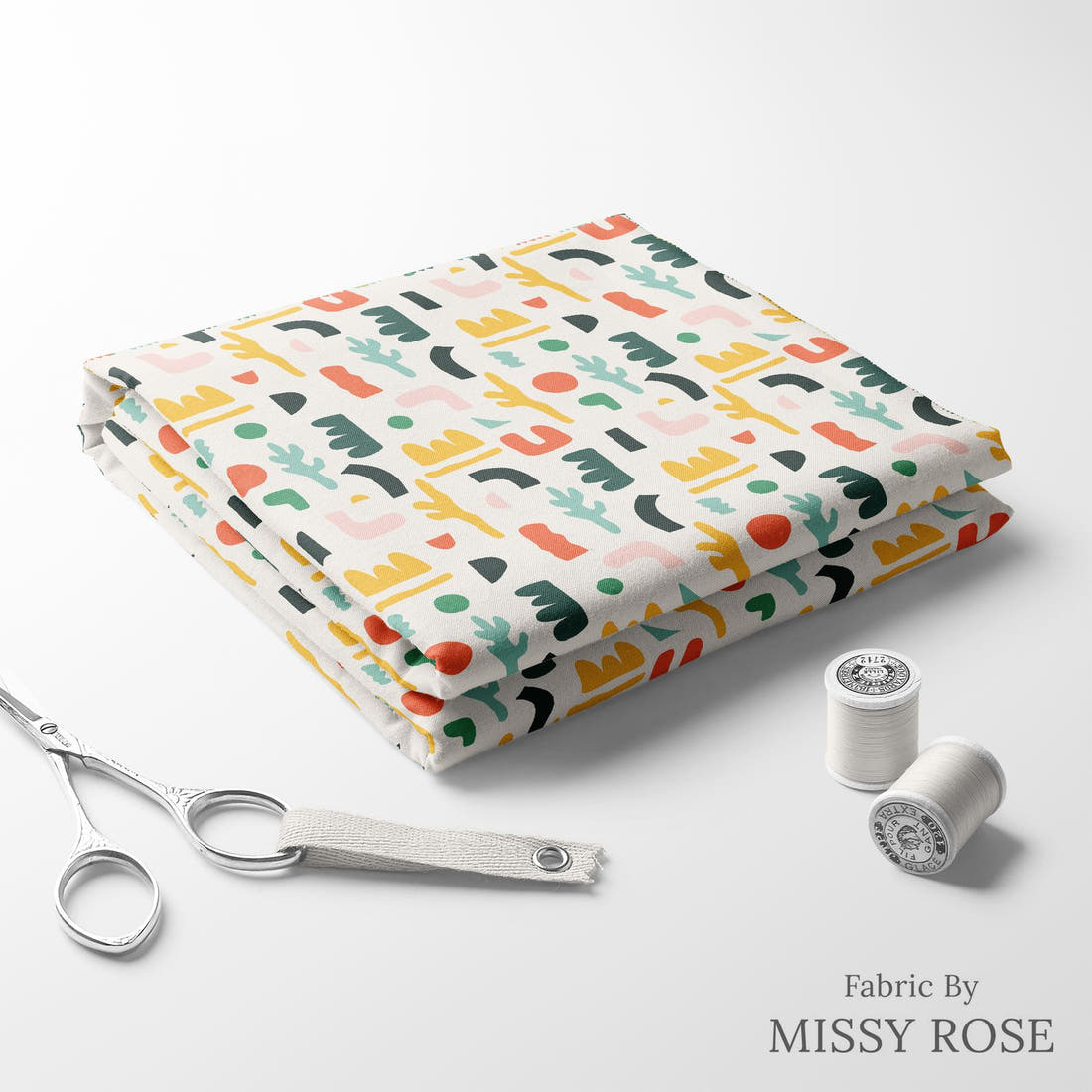 Kristina Forrest 21 folded fabric stack with matching thread - pre-order fabric Australia | Fabric by Missy Rose