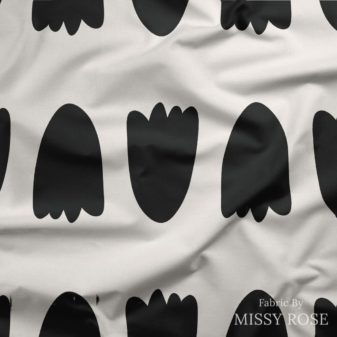 Kristina Forrest 212 draped fabric mockup - custom printed fabric by the metre | Fabric by Missy Rose