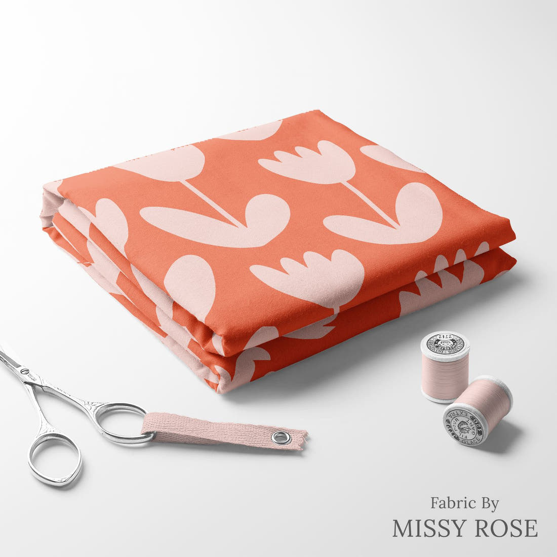 Kristina Forrest 213 folded fabric stack with matching thread - pre-order fabric Australia | Fabric by Missy Rose