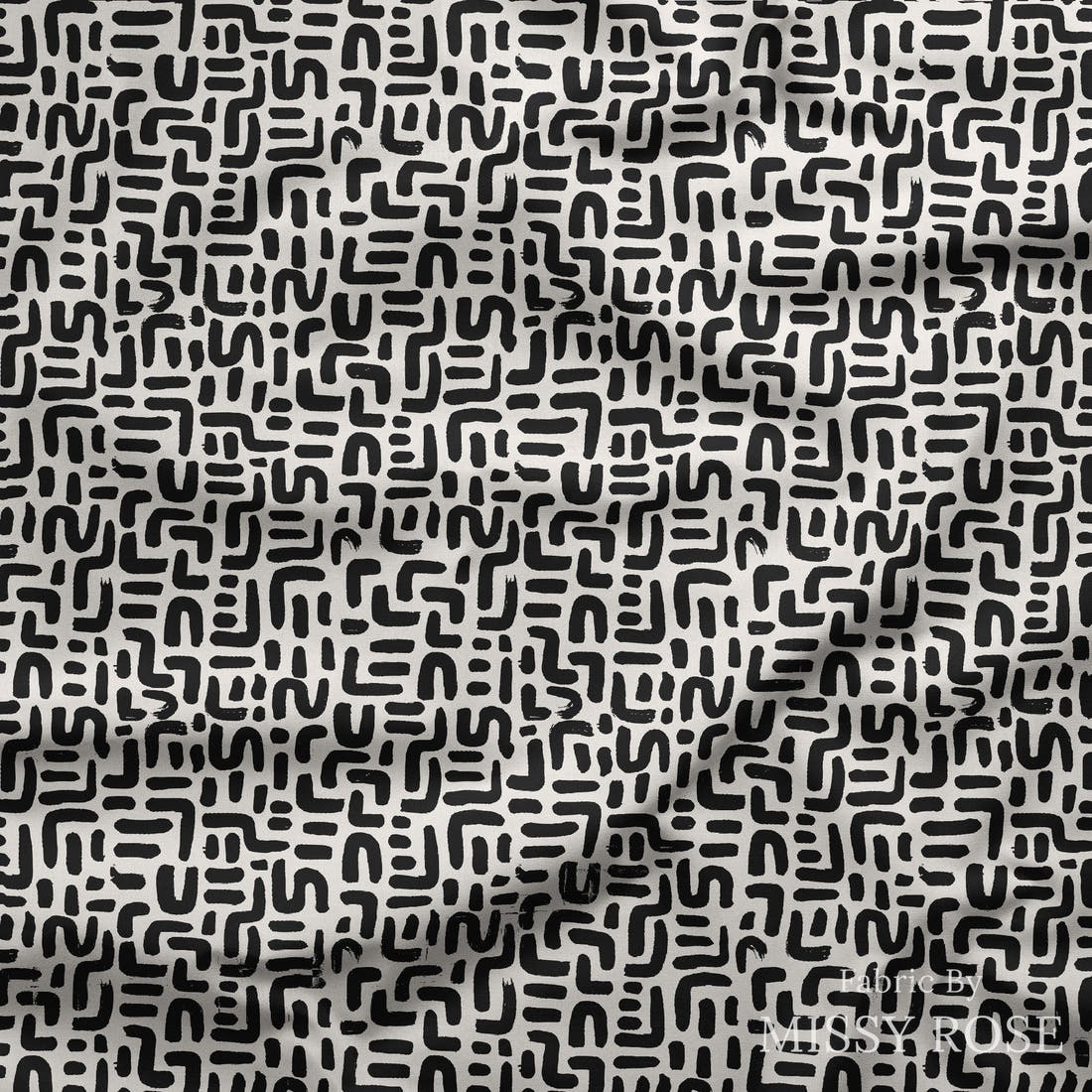 Kristina Forrest 214 draped fabric mockup - custom printed fabric by the metre | Fabric by Missy Rose