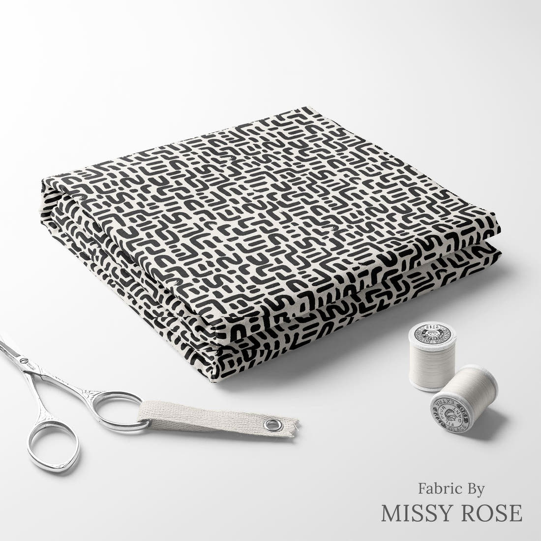 Kristina Forrest 214 folded fabric stack with matching thread - pre-order fabric Australia | Fabric by Missy Rose