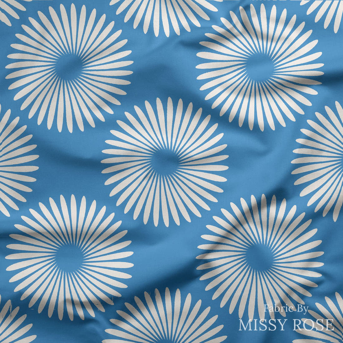 Kristina Forrest 217 draped fabric mockup - custom printed fabric by the metre | Fabric by Missy Rose